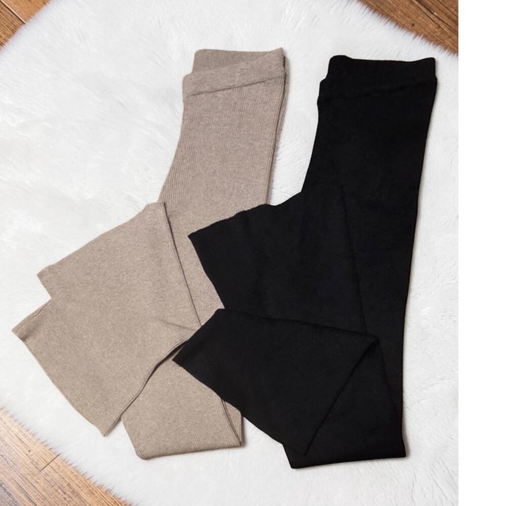 Zara Girls Flare Knit Legging Pants Bundle X 2  11-12